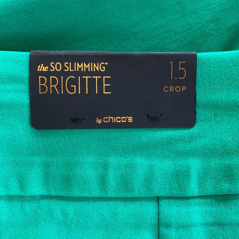Chico’s Brigitte 1.5 crop: Vivid green